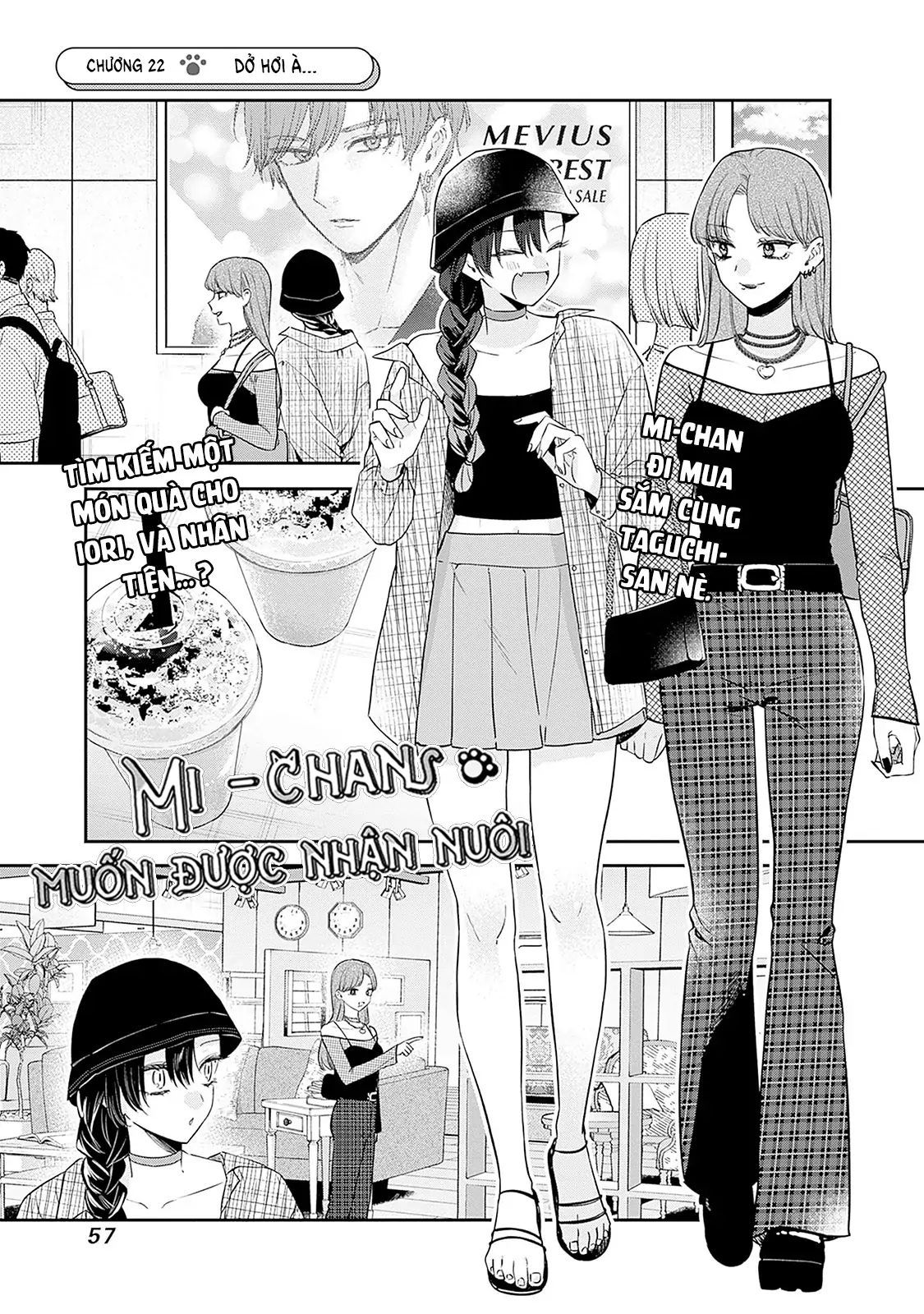 Mi-Chan Wa Kawaretai Chap 22 - Next Chap 23