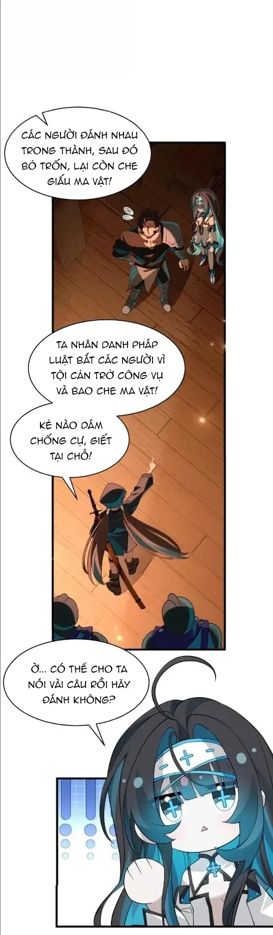 Xuyên Không Mãn Cấp Như Tôi Tại Sao Lại Là Quý Cô Mục Sư Chứ Chap 57 - Next Chap 58