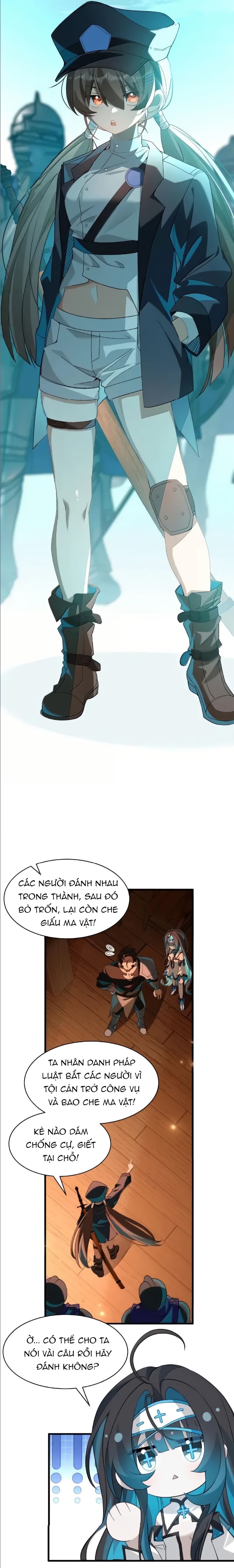 Xuyên Không Mãn Cấp Như Tôi Tại Sao Lại Là Quý Cô Mục Sư Chứ Chap 57.1 - Next Chap 58
