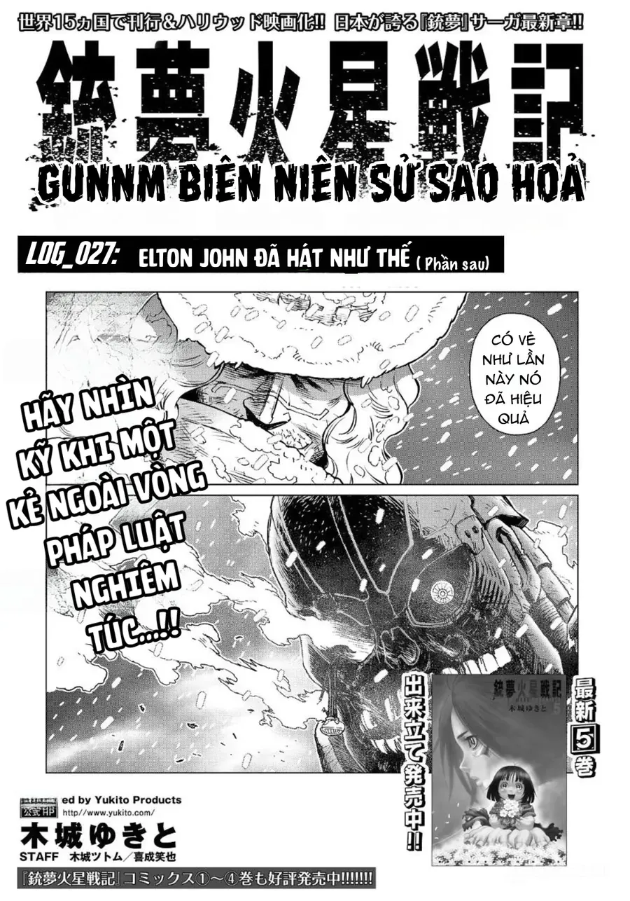Thiên Thần Chiến Binh Alita: Biên Niên Sử Sao Hoả Chap 27.2 - Next Chap 28