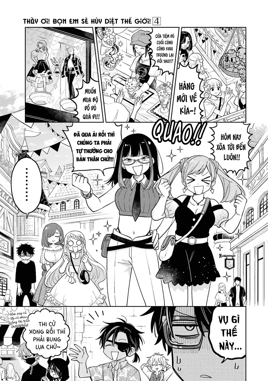 Thầy Ơi! Bọn Em Sẽ Hủy Diệt Thế Giới Chap 23 - Next Chap 24