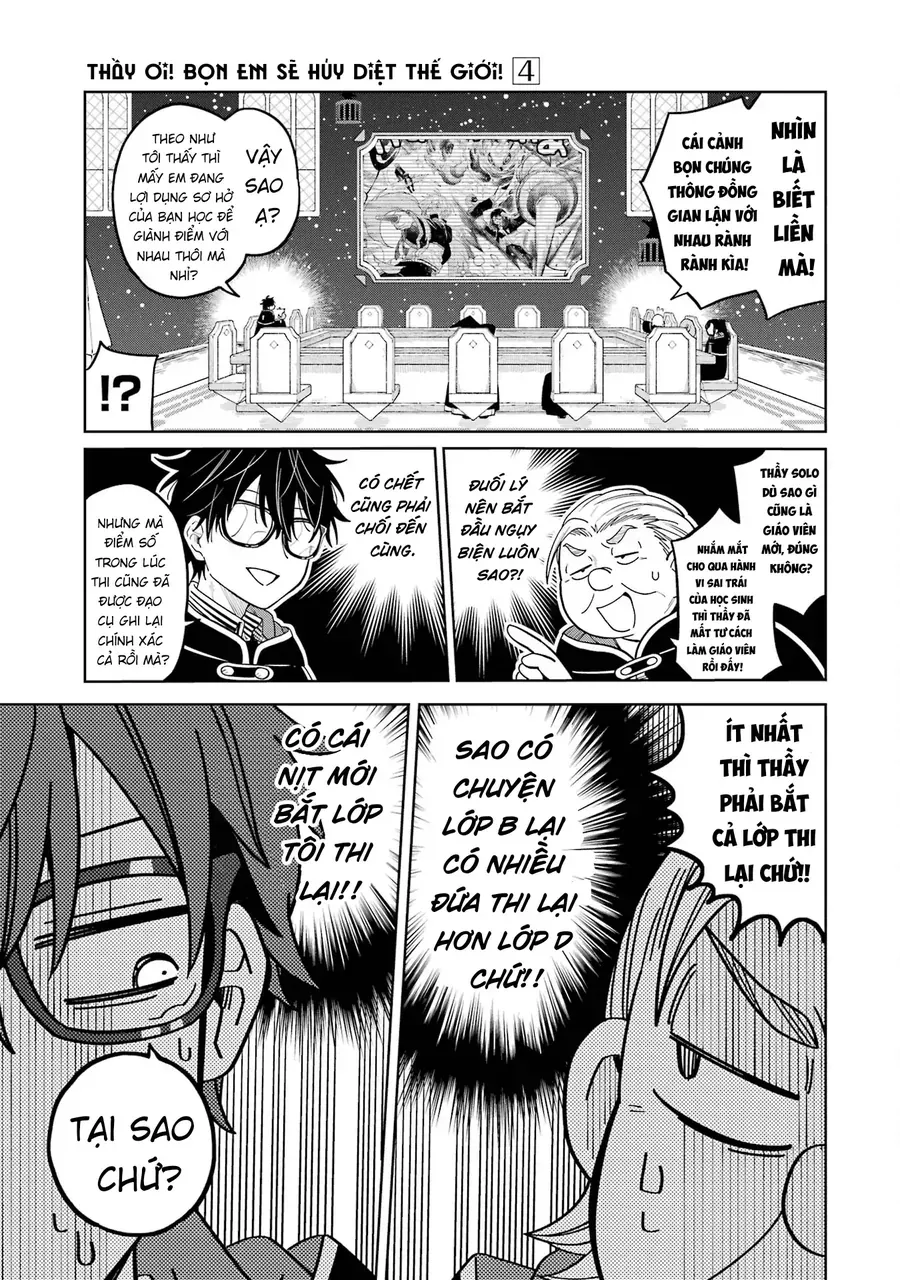 Thầy Ơi! Bọn Em Sẽ Hủy Diệt Thế Giới Chap 24 - Next Chap 25