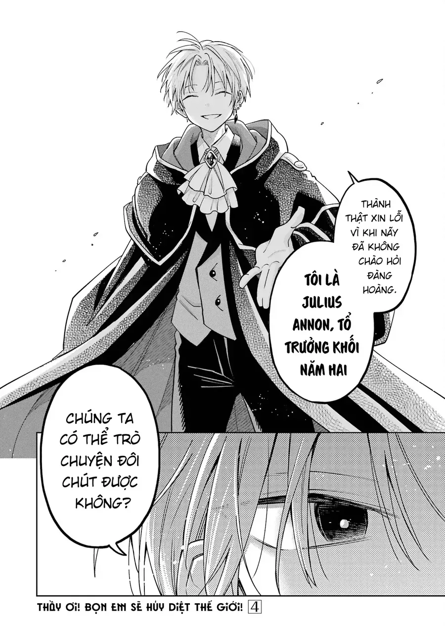 Thầy Ơi! Bọn Em Sẽ Hủy Diệt Thế Giới Chap 24 - Next Chap 25