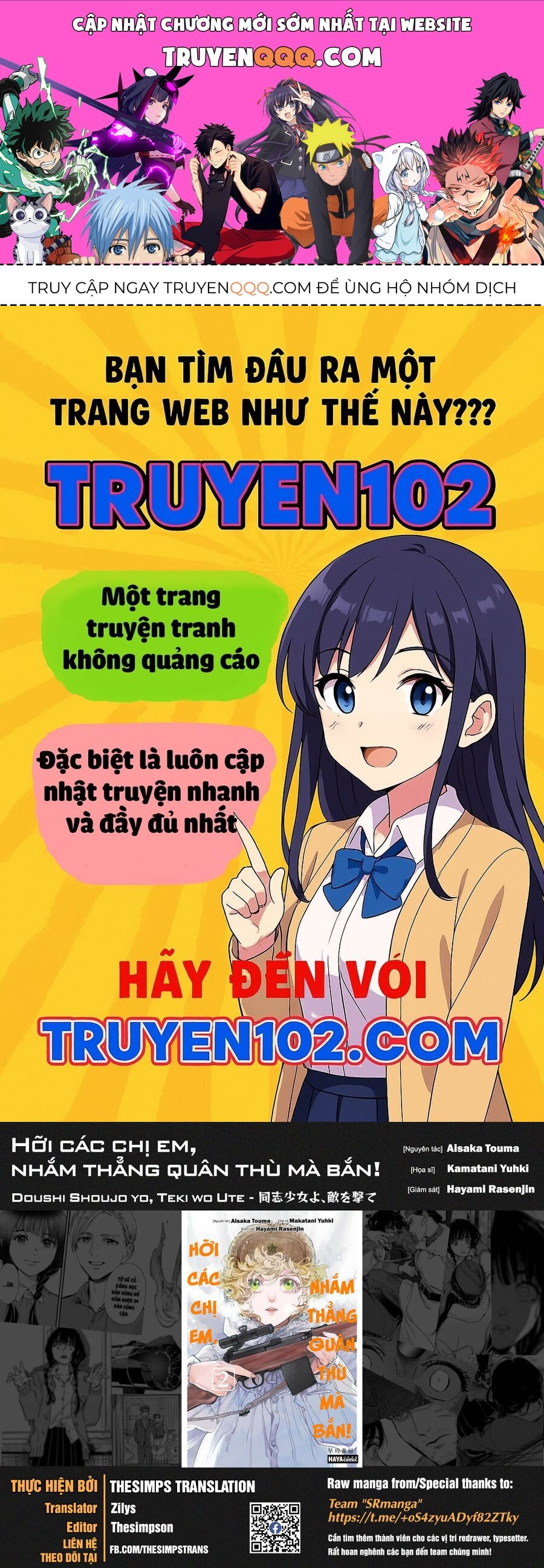 Hỡi Các Chị Em, Nhắm Thẳng Quân Thù Mà Bắn. Chap 8 - Next Chap 9