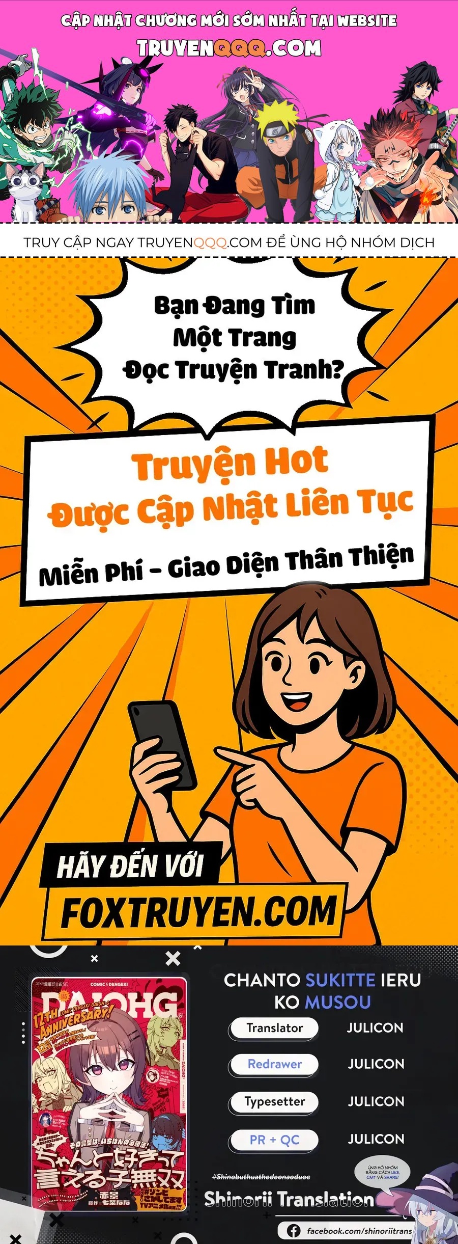 Một Cô Gái Có Thể Nói Chap 2 - Next Chap 3