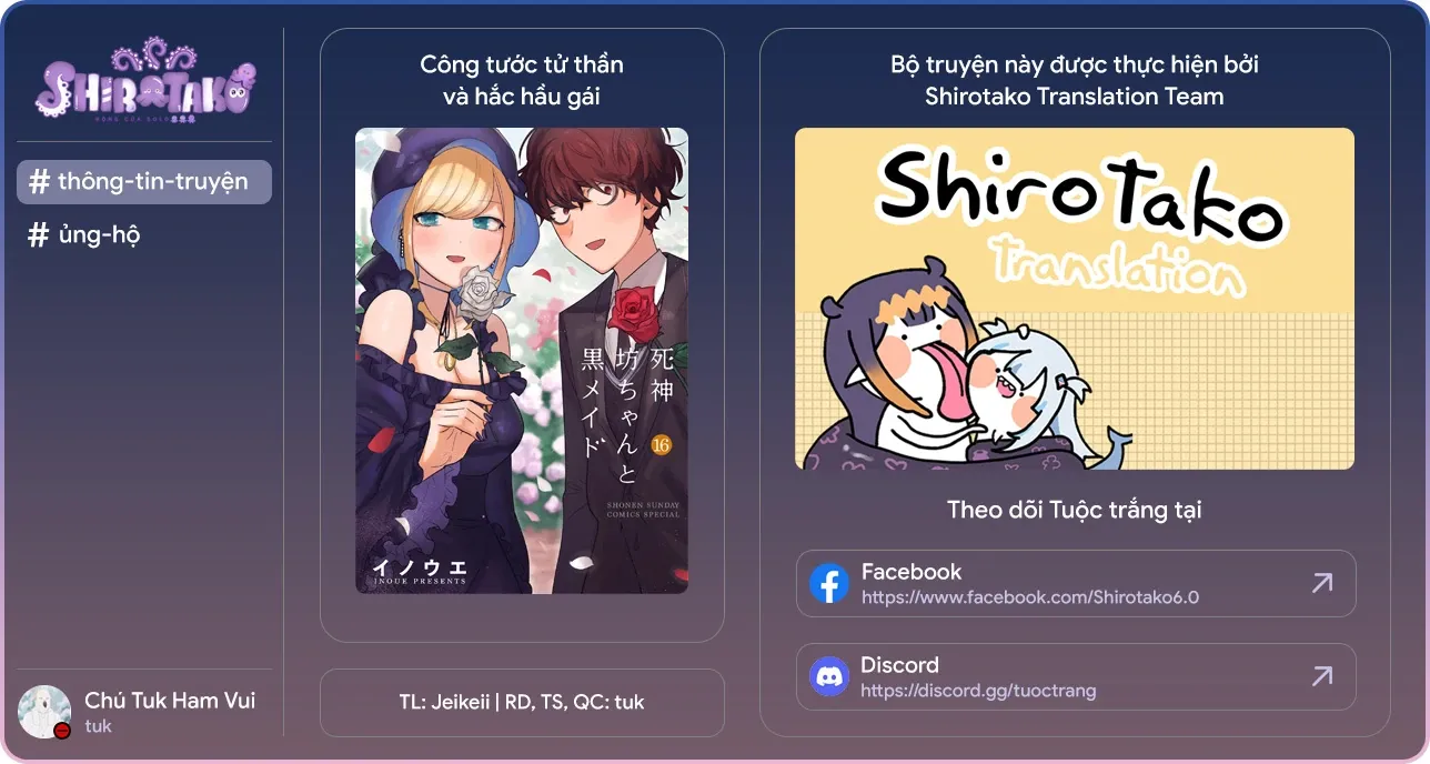 Shinigami Bocchan To Kuro Maid Chap 228.5 - Next Chap 229