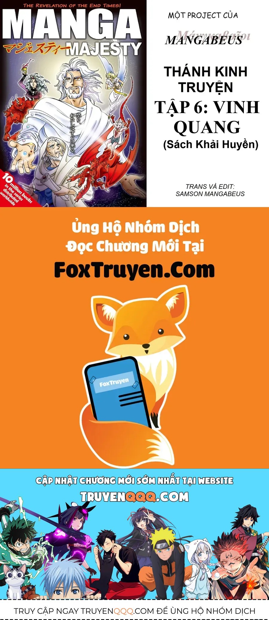 Thánh Kinh Truyện - Đấng Cứu Thế Chap 38 - Next Chap 39